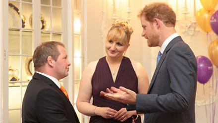 Prince Harry meets Jean-Paul Van Weert